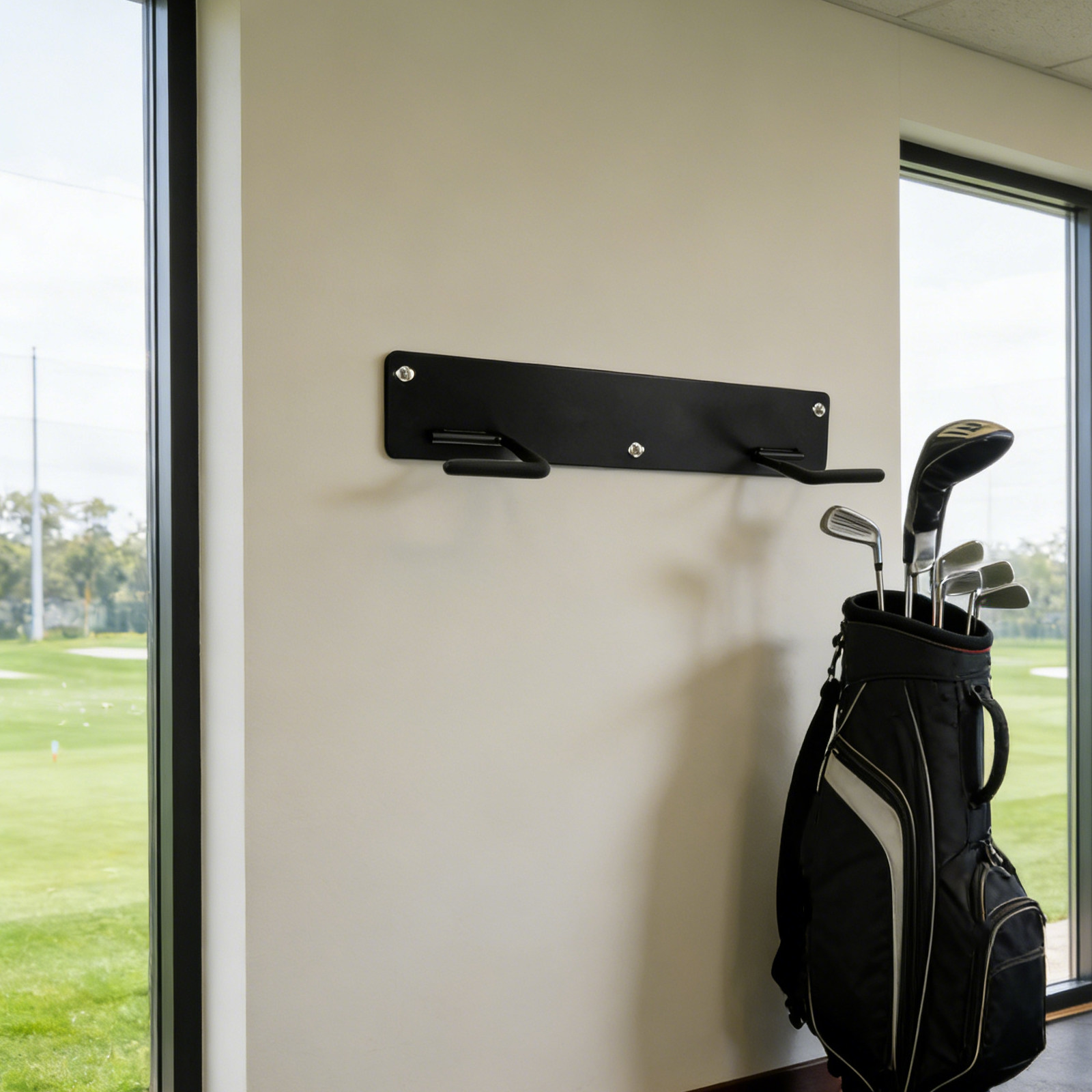 Golf Equipment Garage Storage - Wall Mounted Golf Bag Storage Rack
