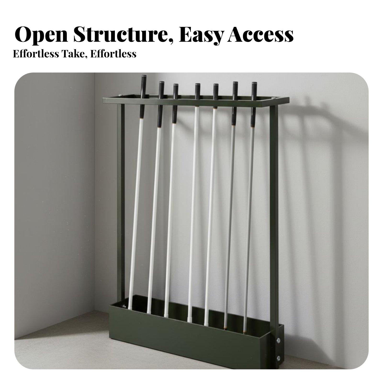 Golf Equipment Organizer For Garage - Golf Club Rack Holder for 9
