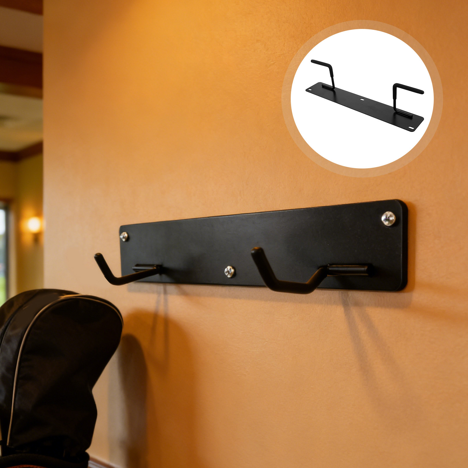 Golf Equipment Garage Storage - Wall Mounted Golf Bag Storage Rack