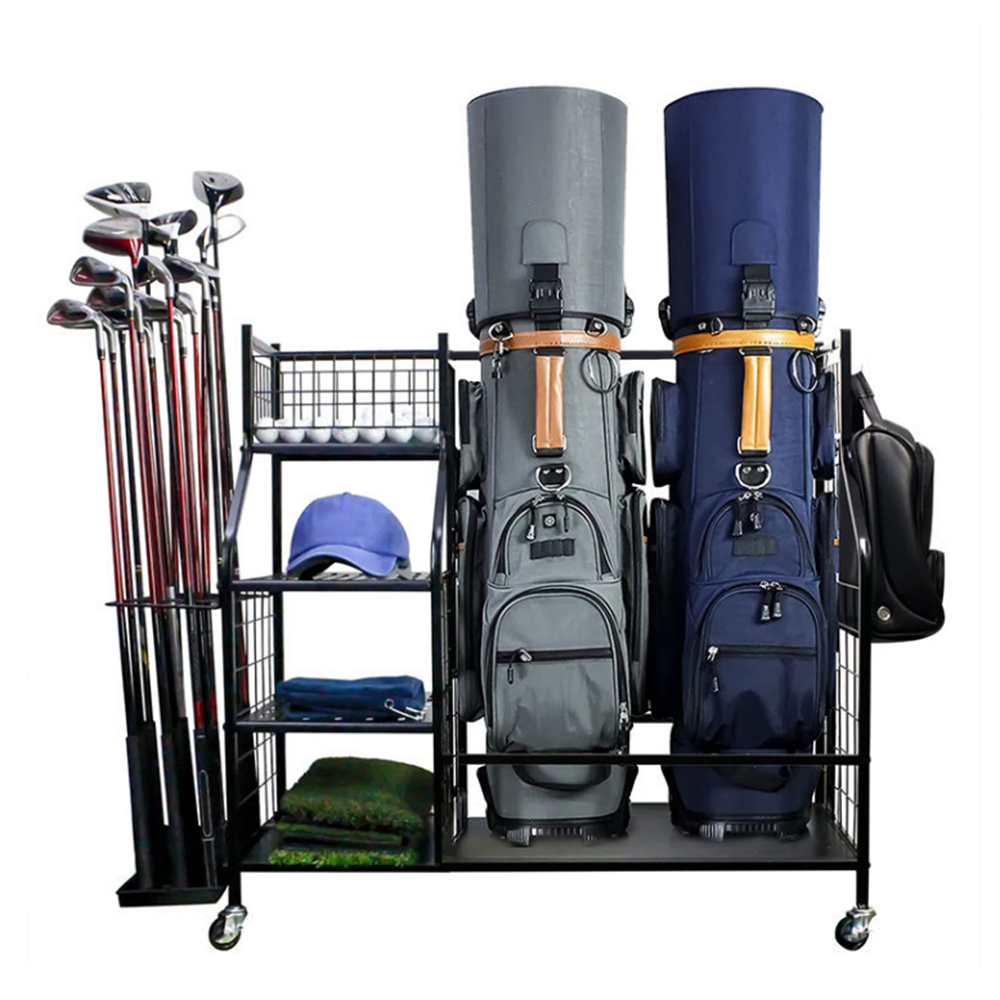Golf Bag Storage Garage Organi - Golf Equipment Garage Storage ulasan dan harga
