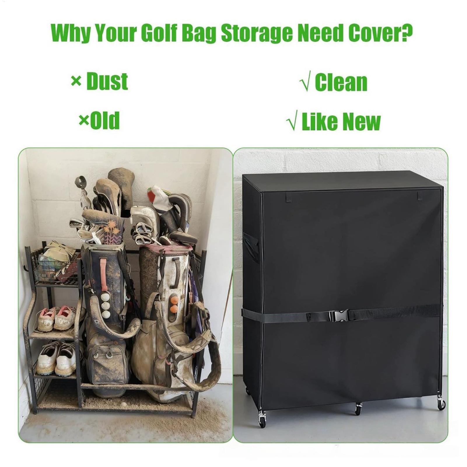 Dust Cover for Golf Storage Ra - Golf Equipment Organizer For Garage ulasan dan harga