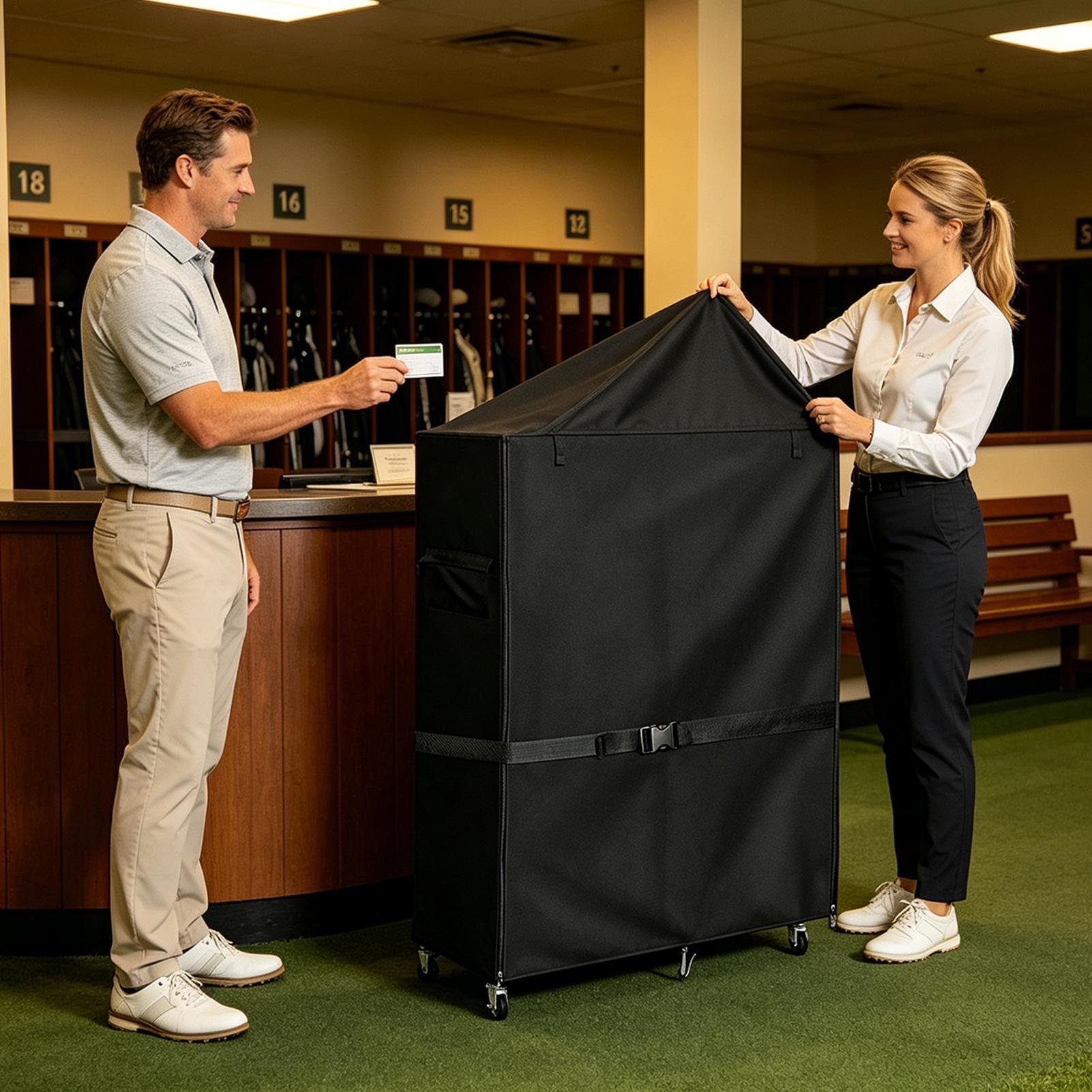Dust Cover for Golf Storage Ra - Golf Equipment Organizer For Garage ulasan dan harga