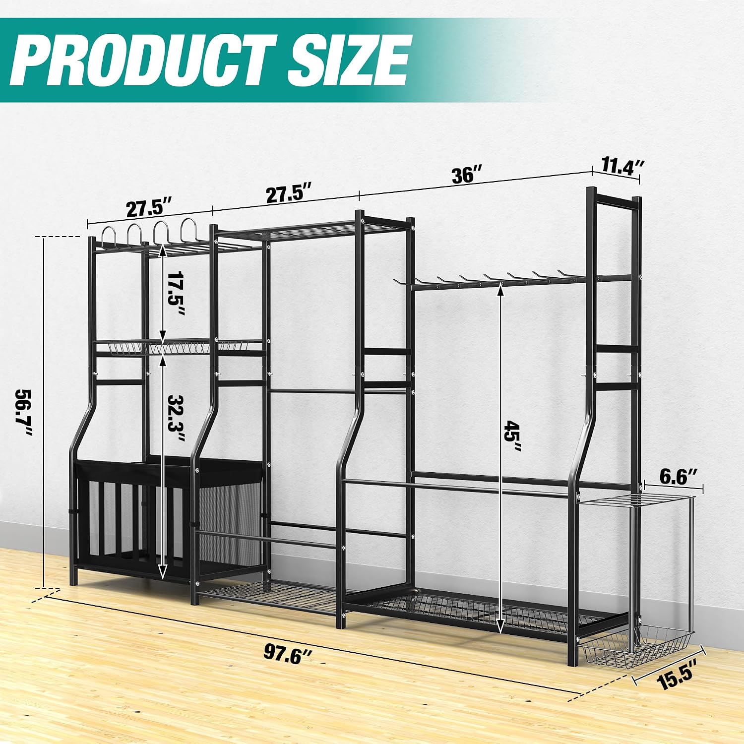 Sports Equipment Organizer Gol - Golf Equipment Garage Storage ulasan dan harga