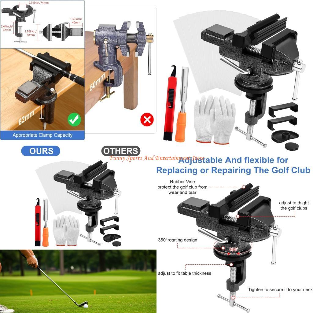 C4DE Golf Club Repair Vises Se - Grip Regrip Tape ulasan dan harga