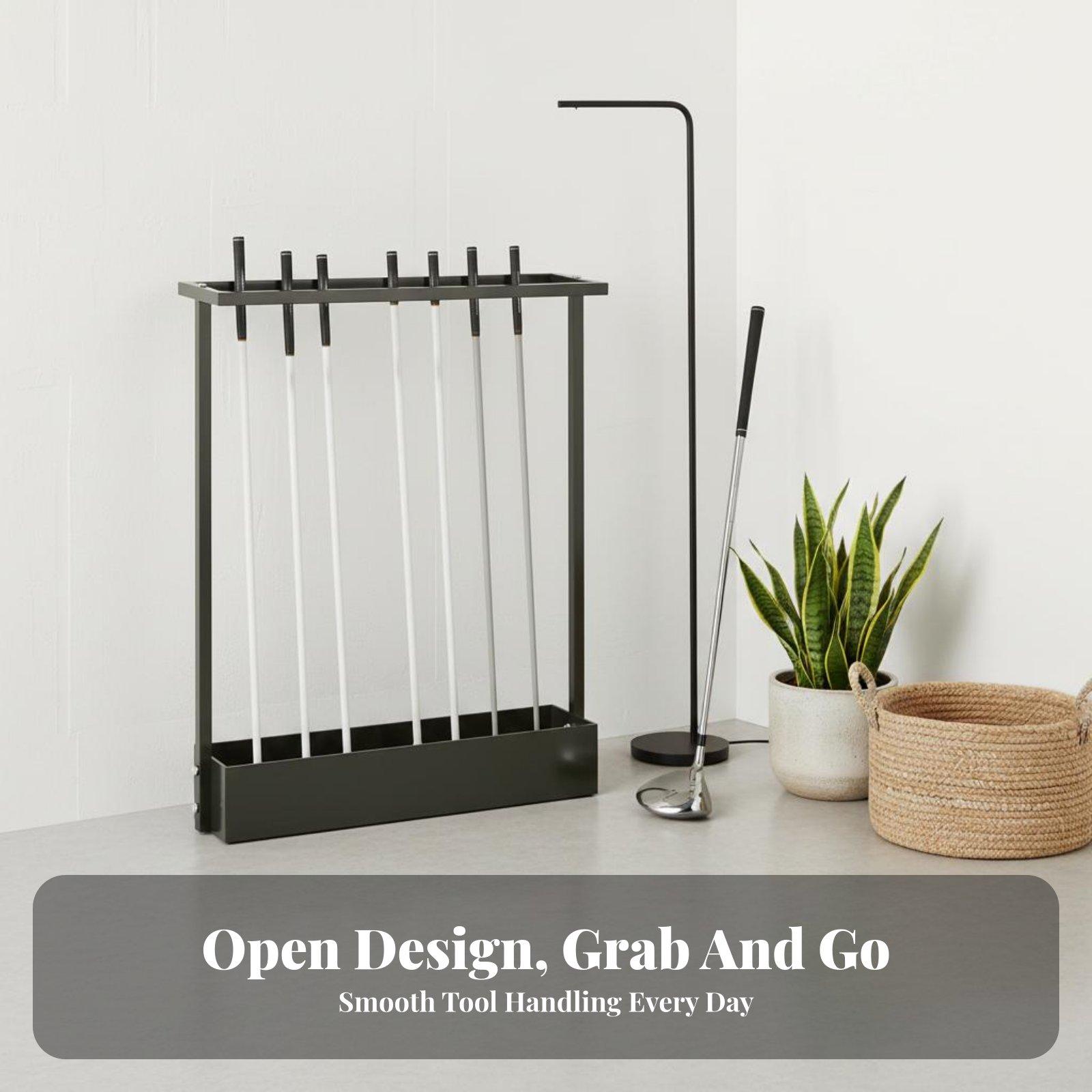 Golf Club Rack Holder for 9 Go - Golf Equipment Organizer For Garage ulasan dan harga