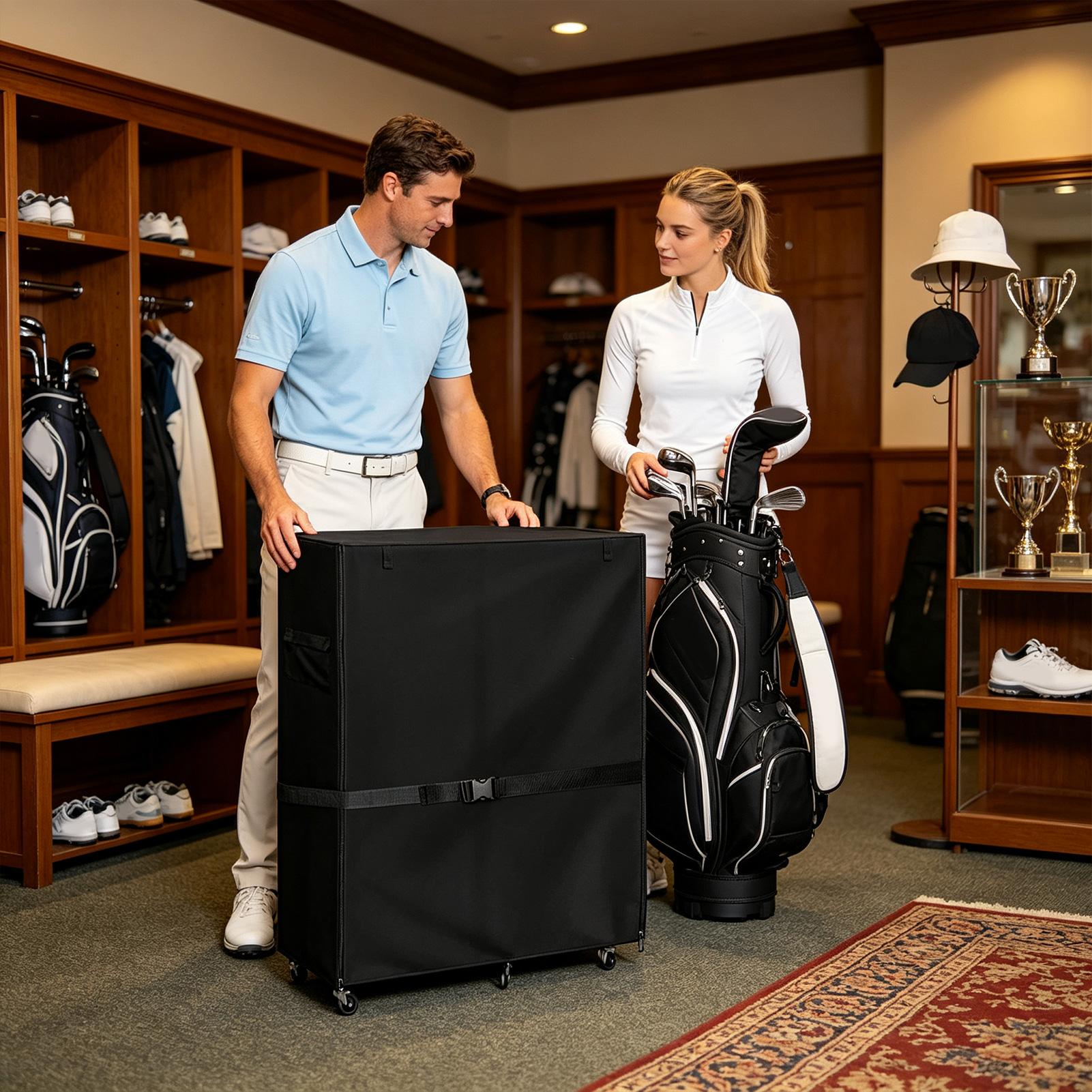 Golf Bag Dust Cover Oxford Wat - Golf Equipment Garage Storage ulasan dan harga