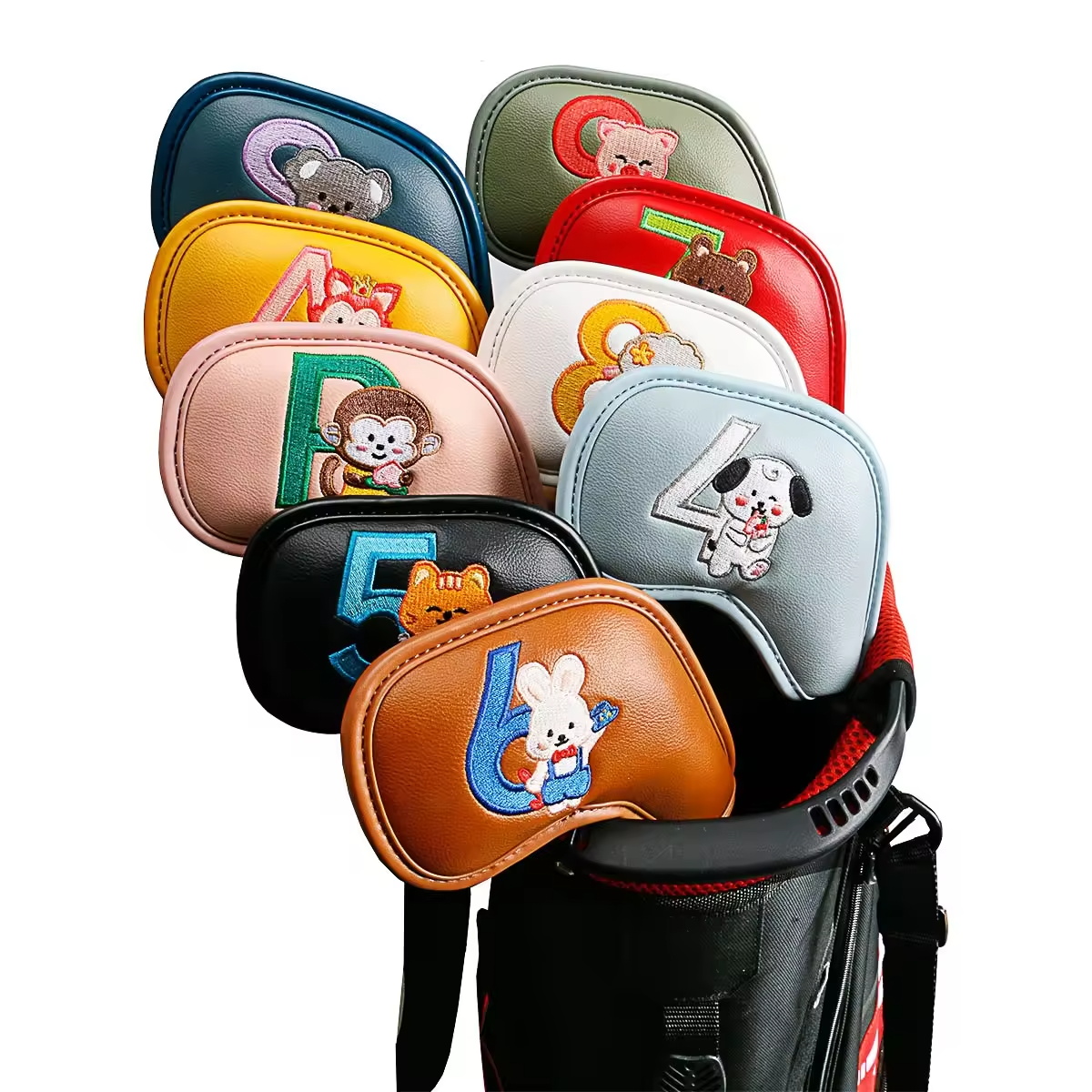 9Pcs Cute Cartoon Animal Golf  - Golf Equipment Deals ulasan dan harga