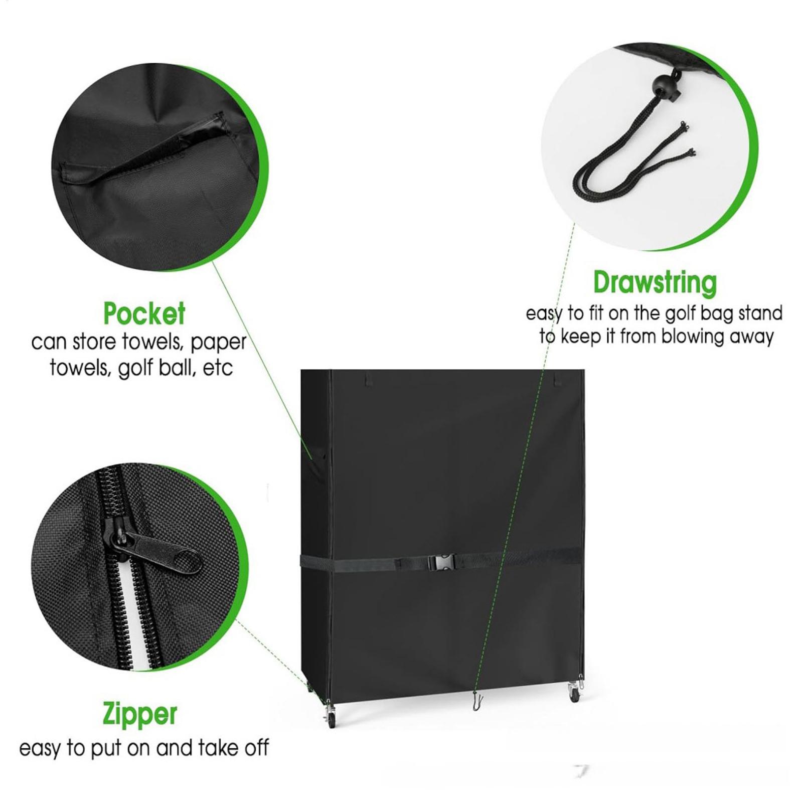 Golf Bag Stand Covers Oxford W - Golf Equipment Garage Storage ulasan dan harga